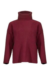 Eileen Fisher Recycled Wool Cashmere Turtleneck Top