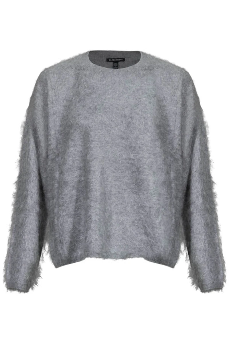 Eileen Fisher Cashmere Fluff Crew Neck Sweater