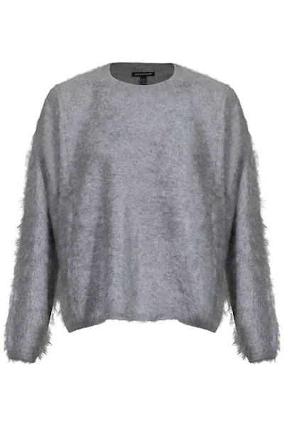 Eileen Fisher Cashmere Fluff Crew Neck Sweater