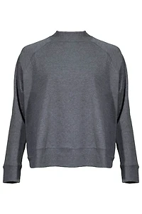 Eileen Fisher Cozy Brushed Terry Hug Mock Neck Top