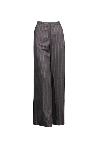Good Match Pinstripe Brown Pant