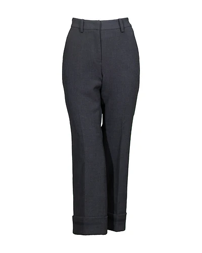 Cambio France Crop Cuff Detail Pant