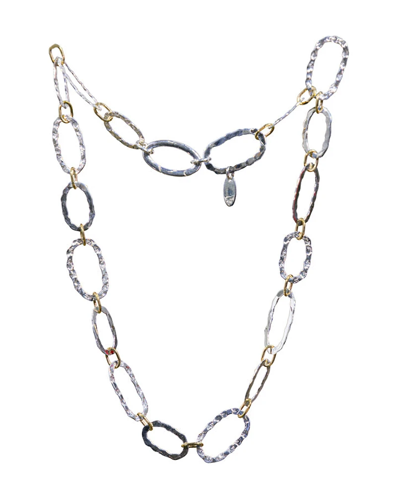 Karyn Chopik Forged Sterling Silver Necklace