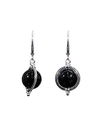 Karyn Chopick Onyx Halo Earrings