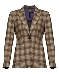 Marc Cain Check Plaid Blazer