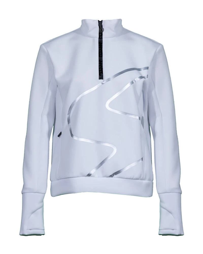 Sportalm Verona Zip Neck Stripe Detail Pullover