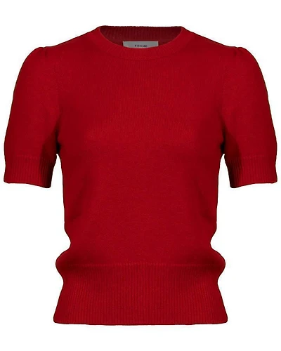 Frame Cashmere Gathered Sweater
