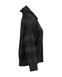 Purotatto Striped Sequin Hooded Pullover