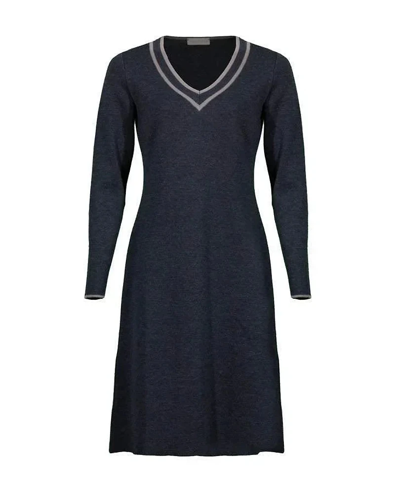 Purotatto V-Neck Knit Dress