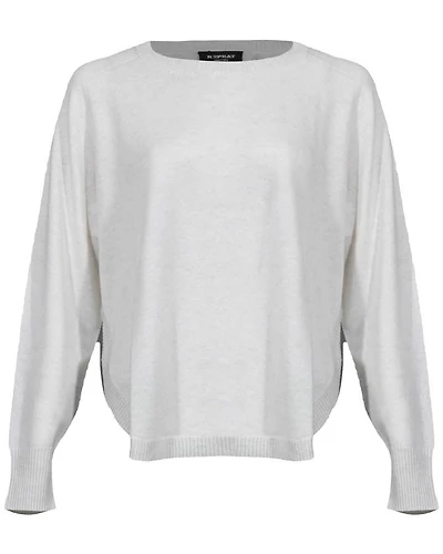 Repeat Organic Cashmere Round Hem Sweater