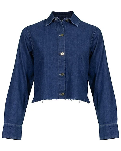DL1961 Montauk Crop Denim Shirt