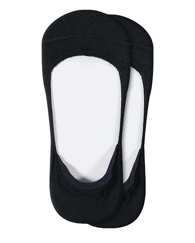 Bleu Foret Low-Cut Invisible Cotton Socks Twin Pack