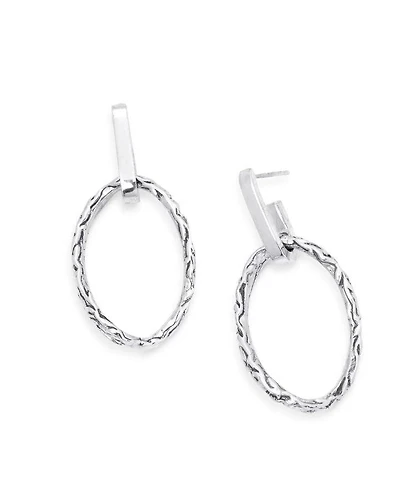 Bloodline Design Large Modern Vintage Earrings