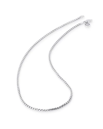 Bloodline Design Rounded Box Link Chain Necklace