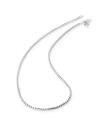 Bloodline Design Rounded Box Link Chain Necklace