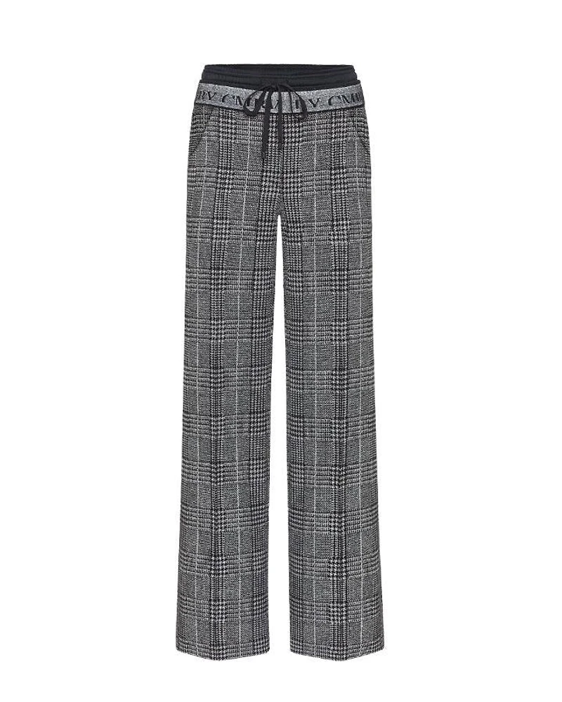 Cambio Ava Check Wide Leg Pant