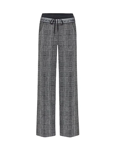 Cambio Ava Check Wide Leg Pant