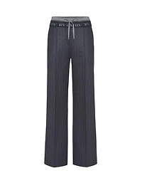 Cambio Ava Double Waist Pinstripe Pant
