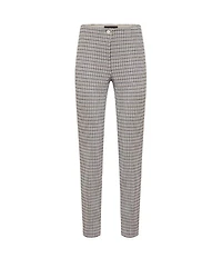 Cambio Ros Micro Check Ankle Pant