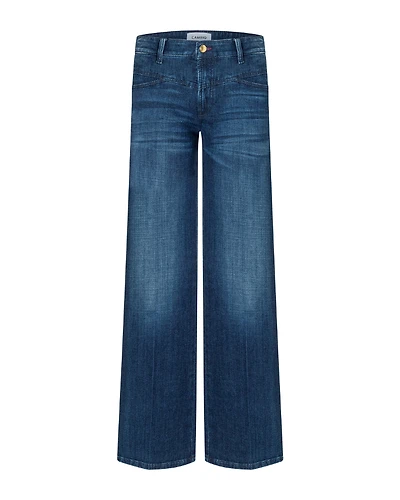 Cambio Aimee Seam Denim Full Length Bootcut Jean