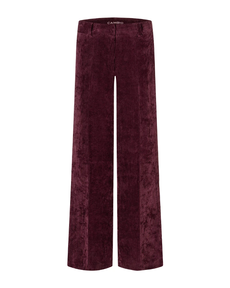 Cambio Amelie Corduroy Wide Leg Pant