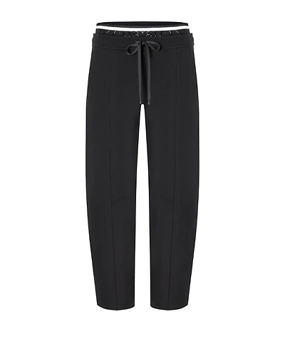 Cambio Eden Double Waist Drawstring Ankle Pant