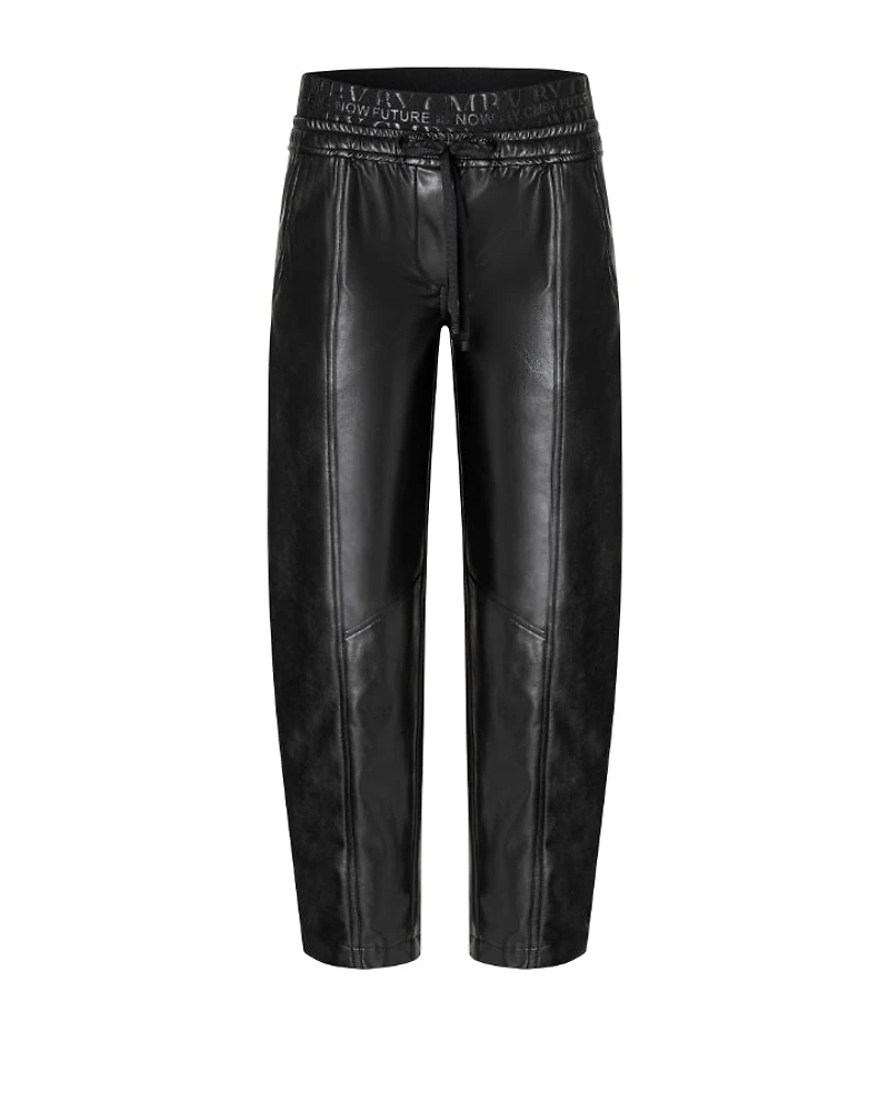 Cambio Eden Pleather Pull On Crop Pant