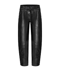 Cambio Eden Pleather Pull On Crop Pant
