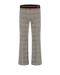 Cambio Francoise Crop Check Kick Flare Pant