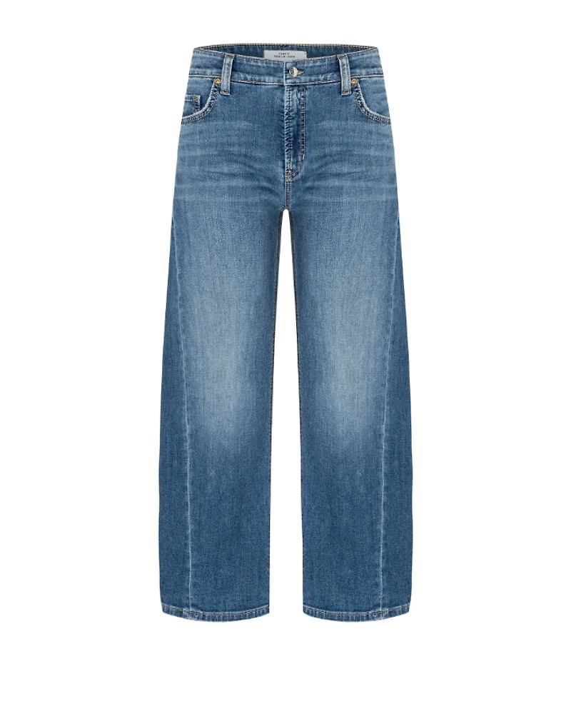 Cambio Oria Denim Wide Leg Crop Jean
