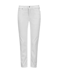Cambio Piper Short White Denim Jeans