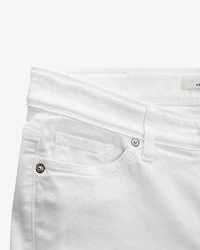 Cambio Piper Short White Denim Jeans