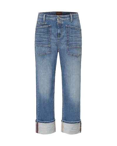 Cambio Giuli Denim Pocket Crop Jean