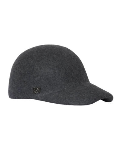 Cinzia Rocca Cappello Wool Felt Riding Cap