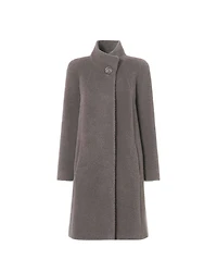 Cinzia Rocca Wool Alpaca Flared Coat