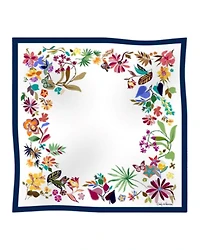 Cinzia Rocca Foulard Floral Silk Scarf