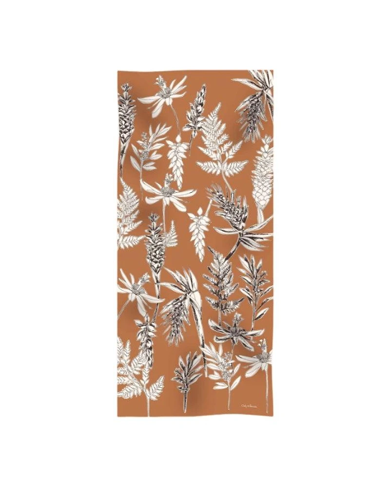 Cinzia Rocco Foulard Leaf Print Oblong Scarf