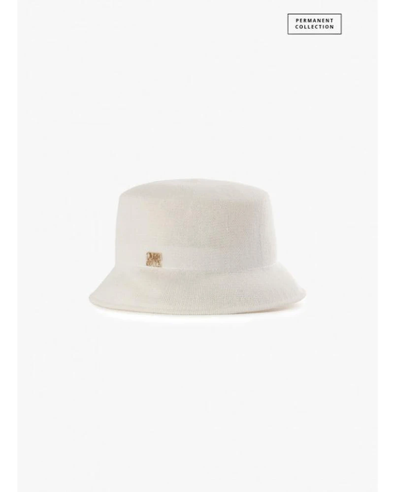 Cinzia Rocca White Cotton Fisherman Hat