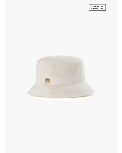 Cinzia Rocca White Cotton Fisherman Hat