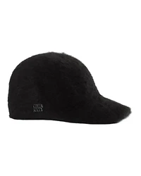 Cinzia Rocca Wool Fur Effect Baseball Hat