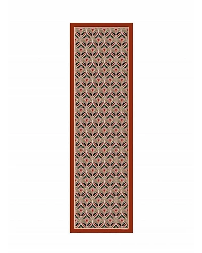 Cinzia Rocca Geometric Floral Pattern Scarf