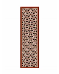 Cinzia Rocca Geometric Floral Pattern Scarf