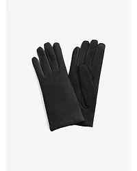 Cinzia Rocca Perforated Pattern Nappa Leather Gloves