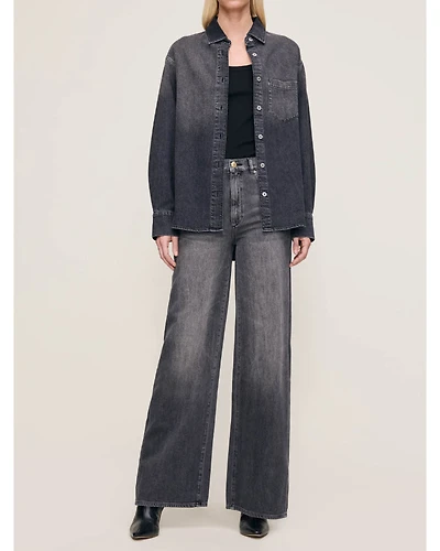 DL1961 Faye Oversized Denim Shirt