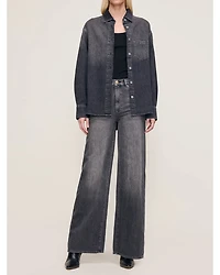 DL1961 Faye Oversized Denim Shirt