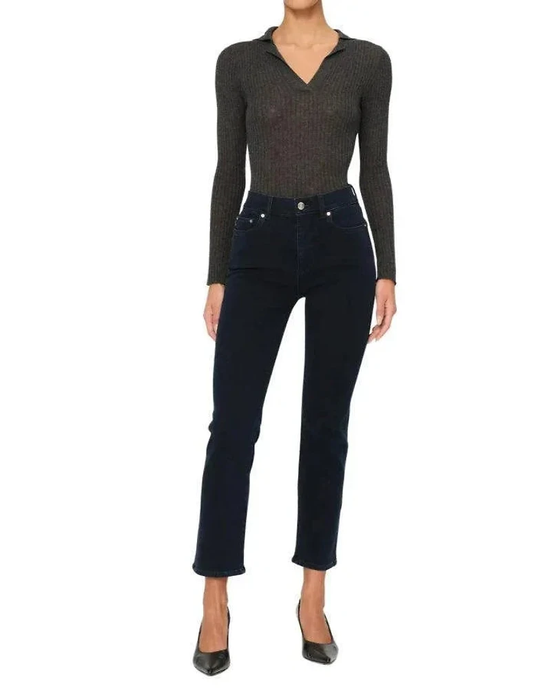 DL1961 Mara Mid Rise Straight Leg Jean