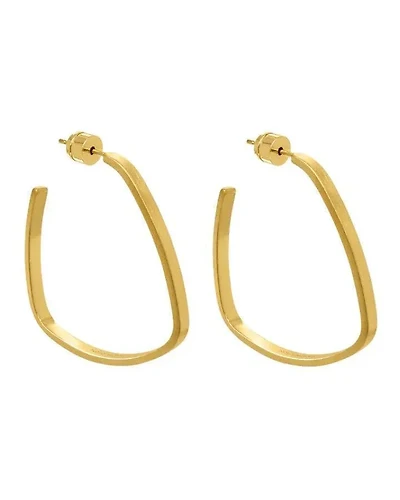 Dean Davidson Small Square Hoops Gold