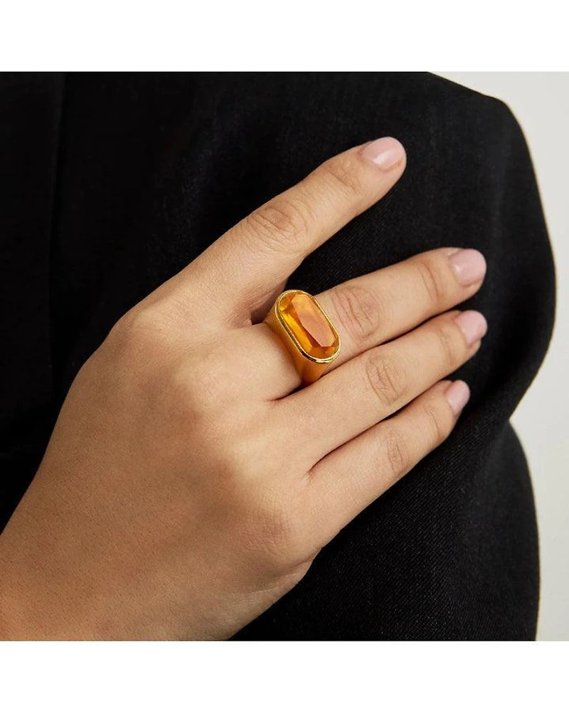 Dean Davidson Mercer Gemstone Statement Ring Citrine