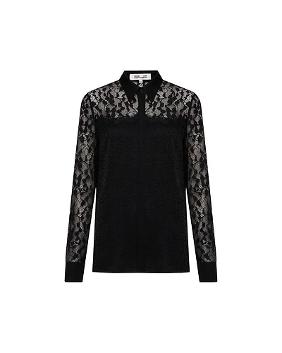 Diane Von Furstenberg Primrose Lace Blouse