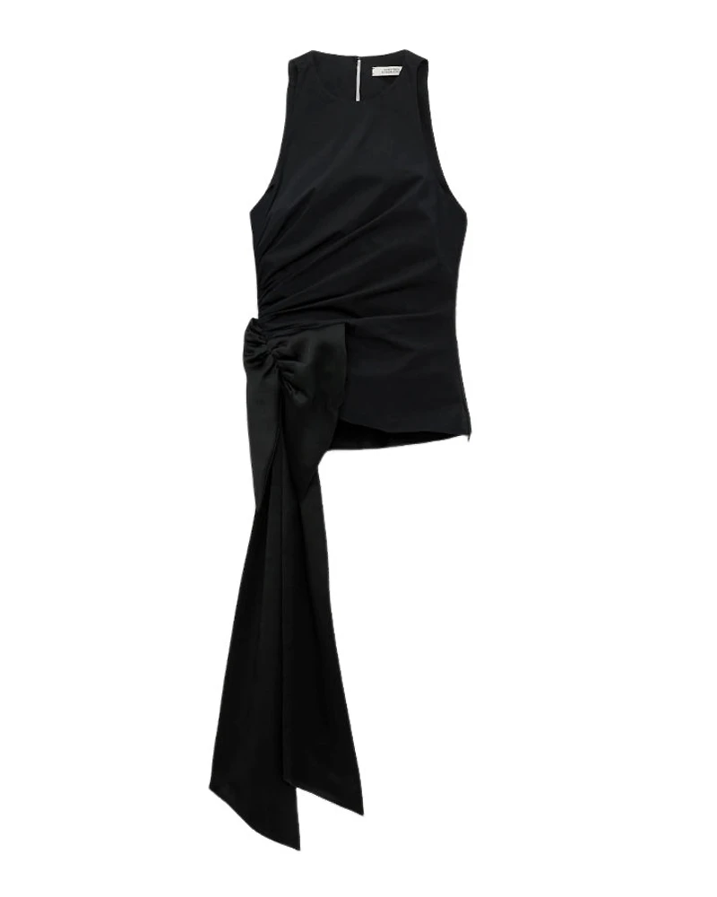 Dorothee Schumacher Poplin Power Side Tie Top